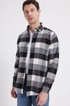 Erkek Slim Fit Dar Kesim Kareli Kışlık Oduncu Gömlek