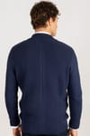 Slim Fit Dar Kesim Kendinden Desenli Erkek Hırka