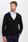 Slim Fit Dar Kesim Düğmeli Düz Tüylenmeyen Yumuşak Dokulu Erkek Hırka