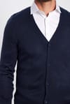Slim Fit Dar Kesim Düğmeli Düz Tüylenmeyen Yumuşak Dokulu Erkek Hırka