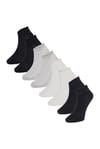 WOMAN SNEAKER PLAIN SOCKS 8 PAIRS ÇORAP