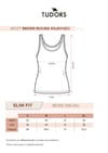 Kadın Slim Fit Halter Yaka Modal Kumaş Beyaz Atlet