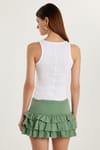 Kadın Slim Fit Modal Kumaş U Yaka Atlet