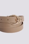 WOMAN BELT ARTIFICIAL LEATHER 2,5 CM - KEMER