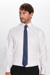 Regular Fit Beyaz Non-Iron Pamuklu Doğa Dostu Ekoteks Belgeli Ütü Gerektirmez Gömlek