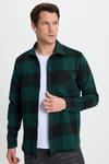 Erkek Regular Fit Klasik Fit Kareli Cepli Oduncu Gömlek