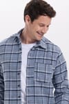 Erkek Regular Fit Rahat Kesim Kışlık Kareli Oduncu Gömlek