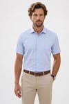 CLASSIC FIT SHORT SLV TEXTURE 25/26 GÖMLEK