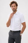 CLASSIC FIT SHORT SLV TEXTURE 25/26 GÖMLEK