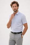 CLASSIC FIT SHORT SLV TEXTURE 25/26 GÖMLEK