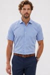 CLASSIC FIT SHORT SLV TEXTURE 25/26 GÖMLEK