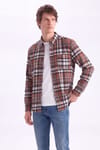 CLASSIC FIT LONG SLV CHECK WINTER CASE GÖMLEK