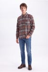 CLASSIC FIT LONG SLV CHECK WINTER CASE GÖMLEK