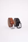 BELT ARTIFICIAL LEATHER TWO PIECES