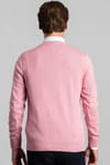 Slim Fit Dar Kesim V Yaka Pamuklu Erkek Kazak