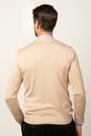 Slim Fit Dar Kesim V Yaka Pamuklu Erkek Kazak