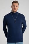 Slim Fit Dar Kesim Balıkçı Yaka Erkek Kazak