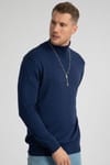Slim Fit Dar Kesim Balıkçı Yaka Erkek Kazak