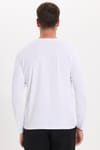 SLIM FIT LONG SLV  CREW NECK PLAIN LYC  T-SHIRT