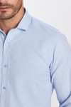 Modern Slim Fit Pamuklu Kolay Ütü Armürlü Erkek Gömlek