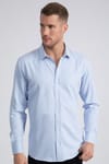 Modern Slim Fit Dar Kesim Armürlü Erkek Gömlek