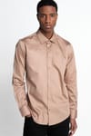 Modern Slim Fit Pamuk Saten Premium Seri Erkek Gömlek