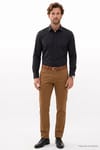 Modern Slim Fit Pamuklu Kolay Ütü Armürlü Erkek Gömlek