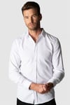 Modern Slim Fit Dar Kesim Armürlü Erkek Gömlek