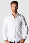 Modern Slim Fit Dar Kesim Armürlü Erkek Gömlek