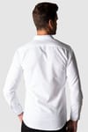 Modern Slim Fit Dar Kesim Armürlü Erkek Gömlek