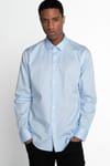 Modern Fit %100 Pamuk Armürlü Premium Erkek Gömlek