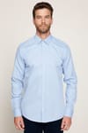 Modern Fit %100 Pamuk Armürlü Premium Erkek Gömlek
