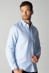 Modern Slim Fit Dar Kesim Armürlü Erkek Gömlek