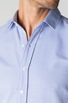Modern Slim Fit Dar Kesim Armürlü Erkek Gömlek