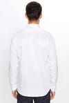 Erkek Modern Slim Fit Dar Kesim Uzun Kollu Pamuklu Çizgili 4 Mevsim İtalyan Yaka Gömlek