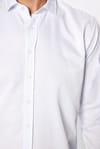 Erkek Modern Slim Fit Dar Kesim Uzun Kollu Pamuklu Çizgili 4 Mevsim İtalyan Yaka Gömlek
