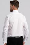 Modern Slim Fit Çift Manşet Erkek Gömlek