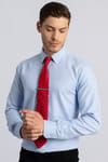 Modern Slim Fit Dar Kesim Armürlü Erkek Gömlek