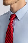 Modern Slim Fit Dar Kesim Armürlü Erkek Gömlek