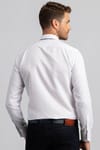 Modern Slim Fit Dar Kesim Armürlü Erkek Gömlek