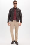 JACKET LEATHER AYEW MONT CEKET