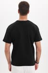 OVERSIZE SHORT SLV PLAIN CREW NECK WITH POCKET T-SHIRT