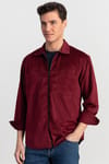 OVERSHIRT  LONG SLV VELVET  LACCO   GÖMLEK SLIM FIT WINTER SEASON