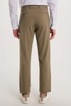 Erkek Slim Fit Dar Kesim Esnek Yan Cepli Bilek Boy Canvas Kesim Açık Haki Pantolon