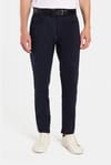 Erkek Regular Fit Rahat Kesim Kanvas Lacivert Pantolon