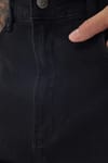 Erkek Regular Fit Bol Kesim Denim Yıkamalı Efektli Esnek Siyah Jean Kot Pantolon