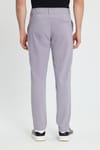 Erkek Slim Fit Dar Kesim Beli Lastikli Bağcık Detaylı Gri Pantolon
