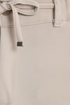Erkek Slim Fit Dar Kesim Beli Lastikli Bağcık Detaylı Taş Pantolon