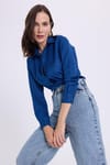KADIN YAN CEPLİ BAGGY DENIM  20493 ZR PANTOLON