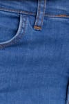 Kadın Regular Fit Klasik Kesim Pamuklu İspanyol Paça Mavi Jean Kot Pantolon